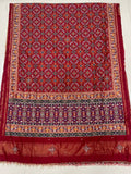 Navratna Handwork Patola Saree – Maroon
