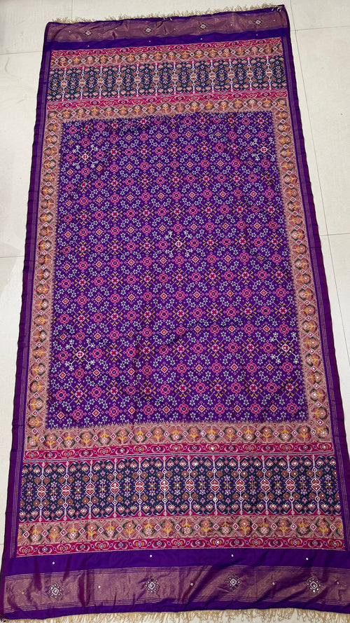 Handwork Woven Patola Dupatta – Purple