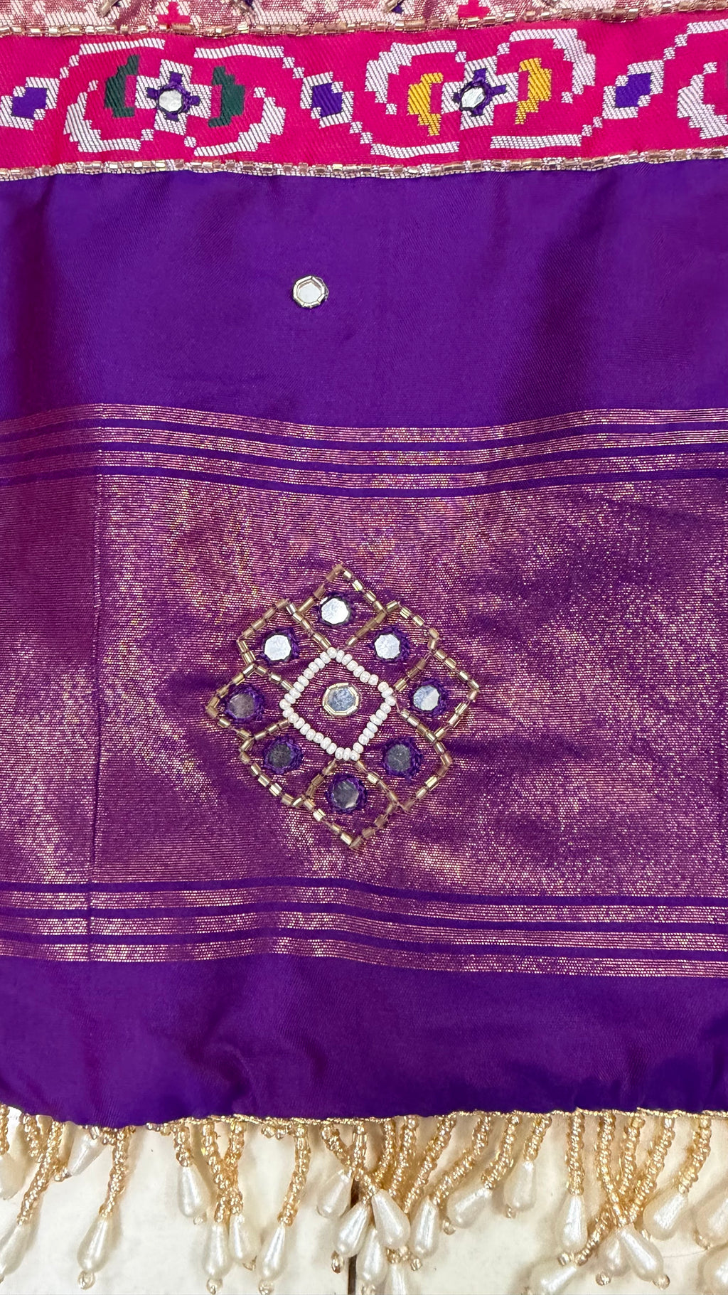 Handwork Woven Patola Dupatta – Purple