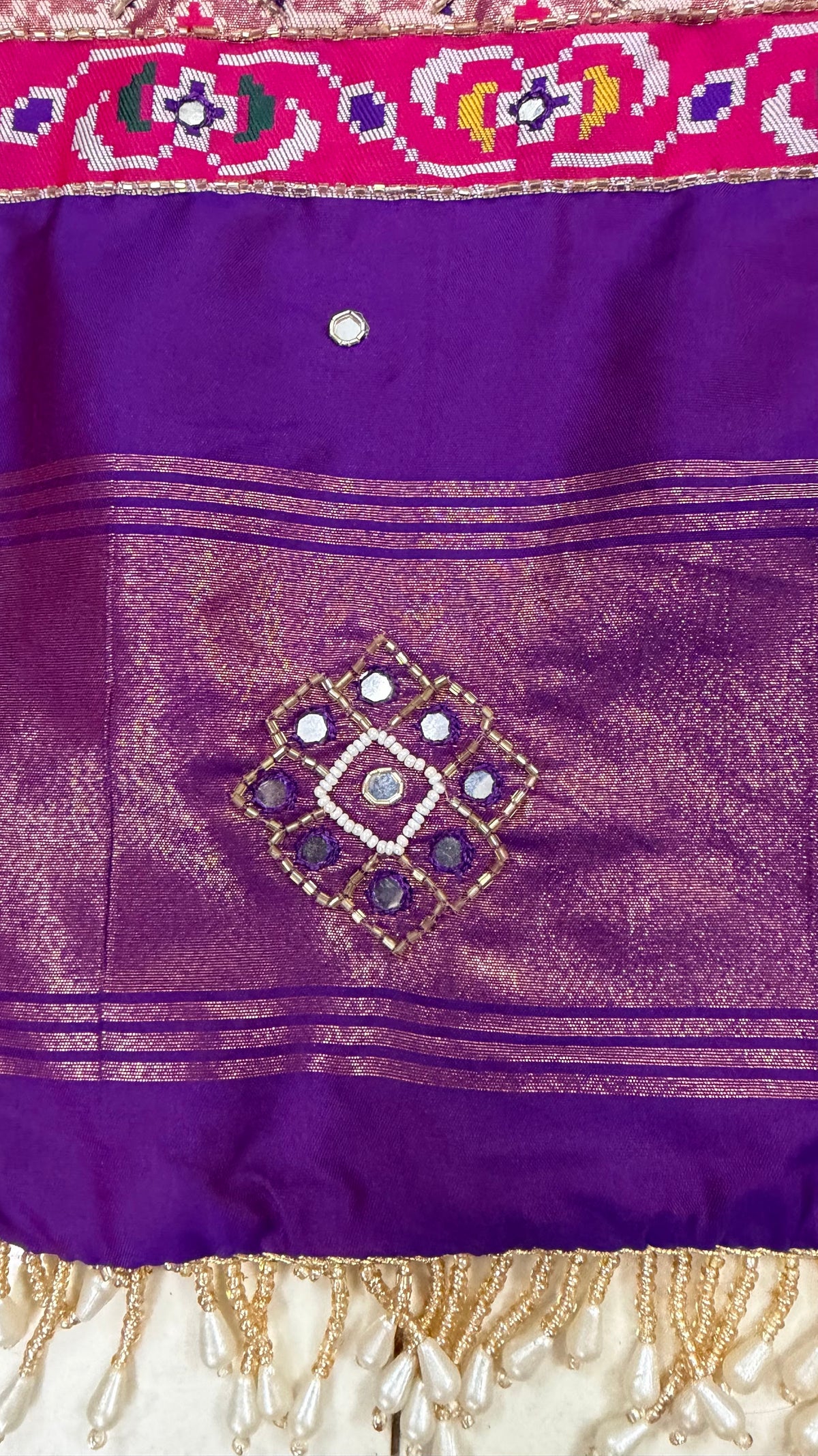 Handwork Woven Patola Dupatta – Purple