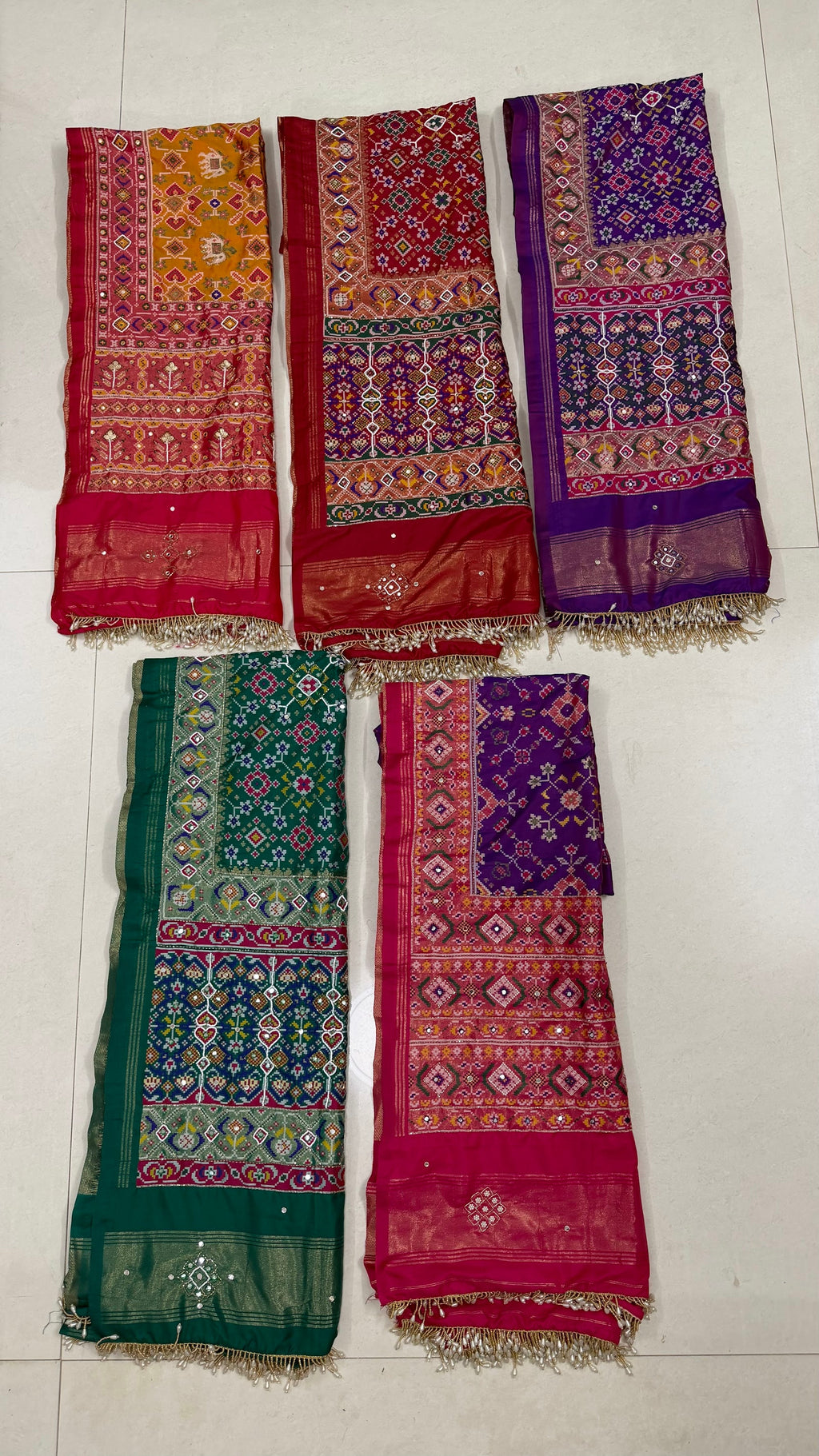 Handwork Woven Patola Dupattas – all colours